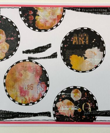 Alternative view of AALL & CREATE - #10 - A5 Rub-Ons - Red Red Wine