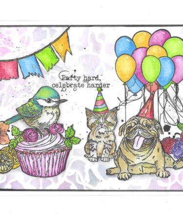 Alternative view of AALL & CREATE - #1139 - A7 Stamp Set - Buttercream Birdy Bliss