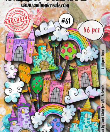 AALL & CREATE -#61 - A6 Ephemera Die-Cuts - Lollipop Land
