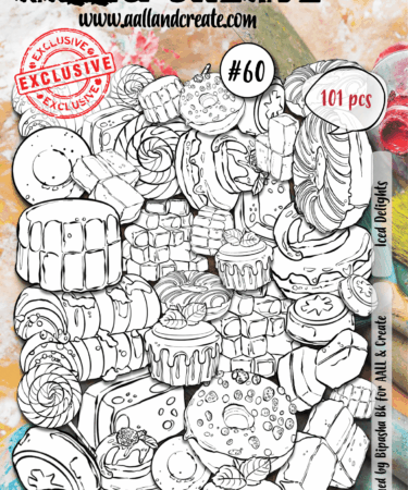 AALL & CREATE - #60 - A6 Ephemera Die-Cuts - Iced Delights