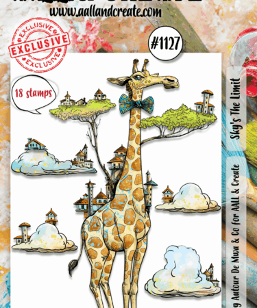 AALL & CREATE - #1127 - A6 Stamp Set - Sky's The Limit