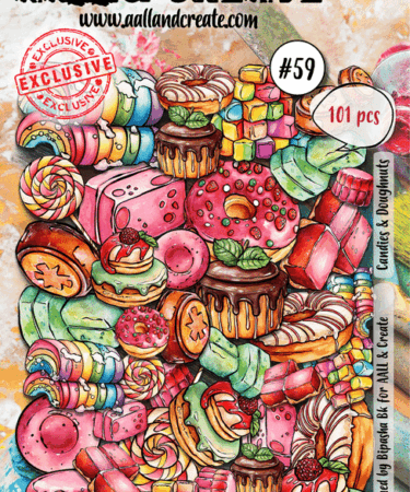 AALL & CREATE - #59 - A6 Ephemera Die-Cuts - Candies & Doughnuts