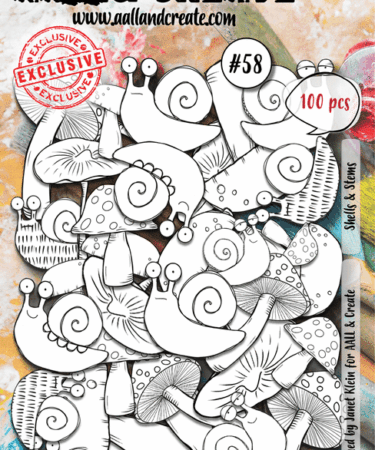 AALL & CREATE - #58 - Ephemera Die-Cuts - Shells & Stems
