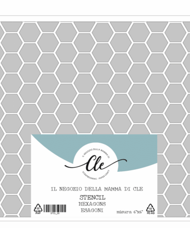 IL NEGOZIO DELLA MAMMA DI CLE- GLI STENCIL DELLA CLE- HEXAGONS- ESAGONI