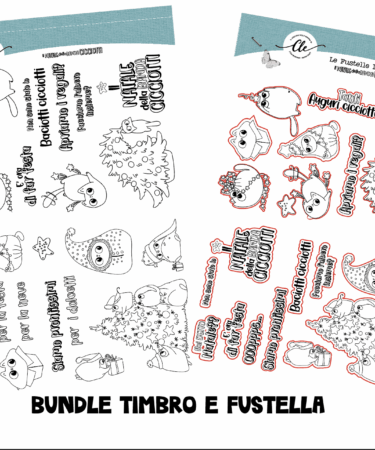 IL NATALE DELLA BANDA CICCIOTTI- BUNDLE TIMBRO E FUSTELLA
