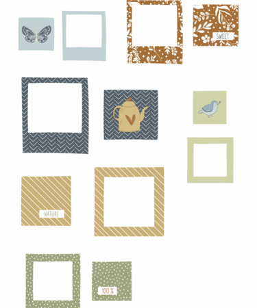 HA PI Little Fox -Collezione Cozy cottage -  Chipboards