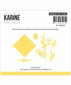 Les Ateliers de Karine -  Collezione MIMOSA FOREVER - fustella Forever Bouquet de Fleurs