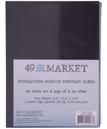49 & Market Foundations Mixed Up Album - Portrait, Black
