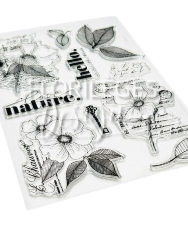 Alternative view of Florilèges Design -Collezione LA VIE EN ROSE - Timbro in silicone LOVE NATURE