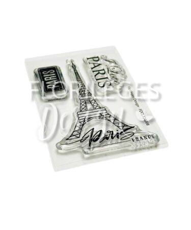 Alternative view of Florilèges Design - Collezione LA VIE EN ROSE - timbri in silicone I LOVE PARIS