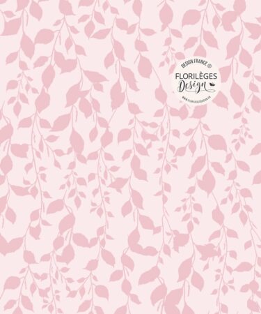 Florilèges Design - Collezione LA VIE EN ROSE - embossing folder FEUILLAGES GRACIEUX