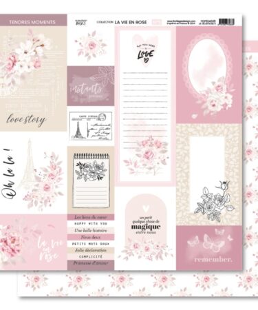 Florilèges Design - Collezione LA VIE EN ROSE - Papier imprimé LA VIE EN ROSE 5
