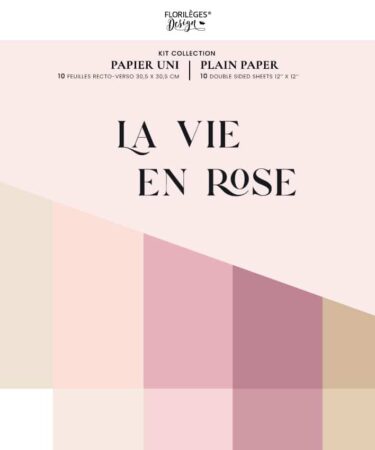 Florilèges Design -  Collezione LA VIE EN ROSE - Kit unis LA VIE EN ROSE