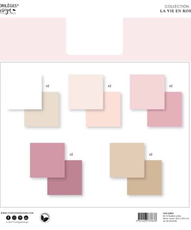 Alternative view of Florilèges Design -  Collezione LA VIE EN ROSE - Kit unis LA VIE EN ROSE