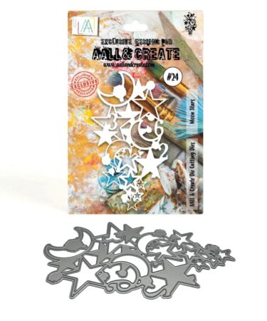 AALL AND CREATE  - DIE-CUTTING DIE SET - MOON STARS  #24