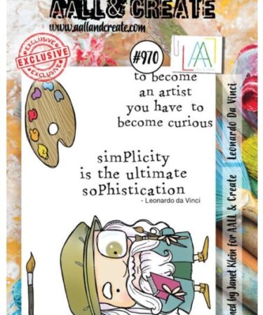 AALL & CREATE - Stamp Set A7 Leonardo Da Vinci #970