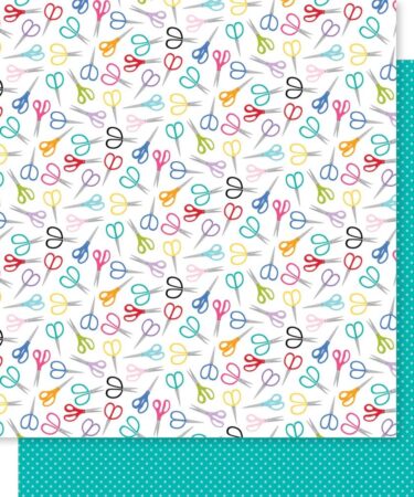 Bella Blvd - Collezione Let's Scrapbook! Double-Sided Cardstock 12"X12" - Cut It Up