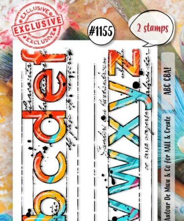 AALL 6 CREATE - #1155 - A8 Stamp Set - ABC CBA!
