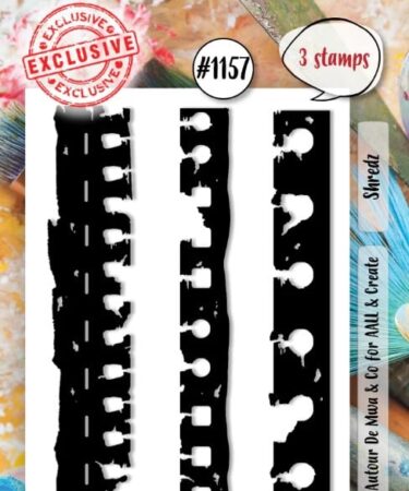AALL 6 CREATE - #1157 - A8 Stamp Set - Shredz