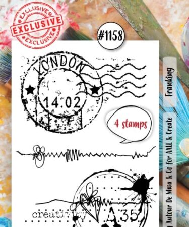 AALL 6 CREATE - #1158 - A8 Stamp Set - Franking