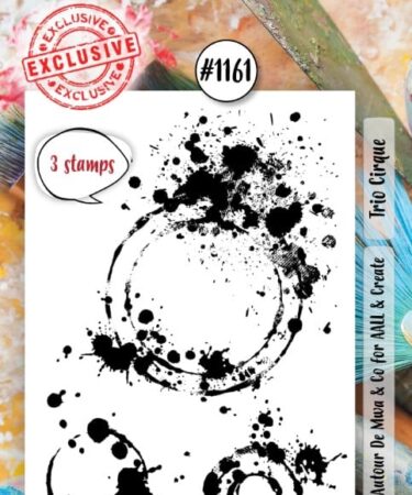 AALL 6 CREATE - #1161 - A8 Stamp Set - Trio Cirque