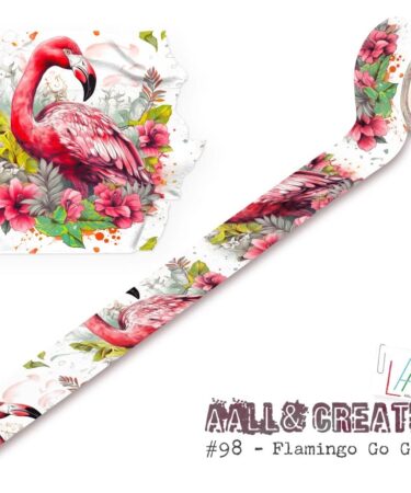 AALL 6 CREATE - #98 - Washi Tape - Flamingo Go Go