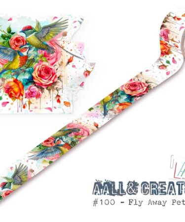 AALL 6 CREATE - #100 - Washi Tape - Fly Away Petal