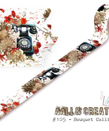 AALL 6 CREATE - #105 - Washi Tape - Bouquet Calling