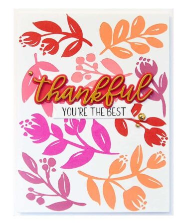 Alternative view of SPELLBINDERS - Cheers to You Sentiments Press Plate & Die Set