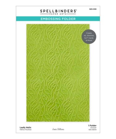 SPELLBINDERS - Leafy Helix Embossing Folder
