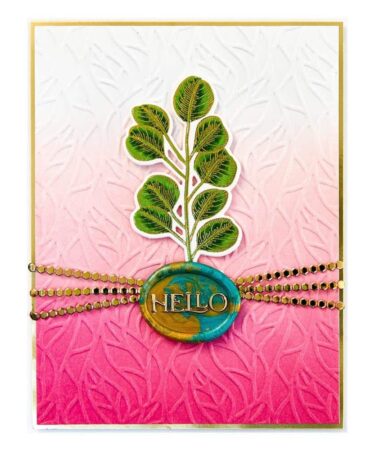 Alternative view of SPELLBINDERS - Leafy Helix Embossing Folder