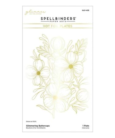 SPELLBINDERS - Glimmering Buttercups Glimmer Plate