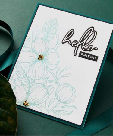 Alternative view of SPELLBINDERS - Glimmering Buttercups Glimmer Plate