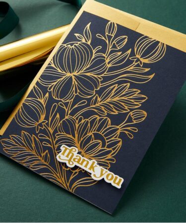 Alternative view of SPELLBINDERS - Glimmering Peonies Glimmer Plate