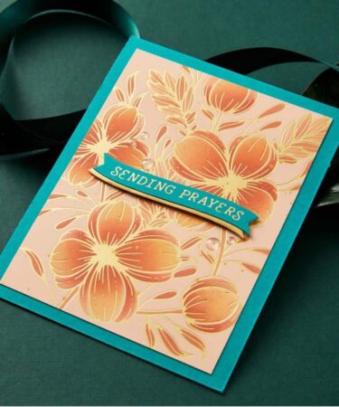 Alternative view of SPELLBINDERS - Glimmering Buttercups Glimmer Plate and Stencil Bundle