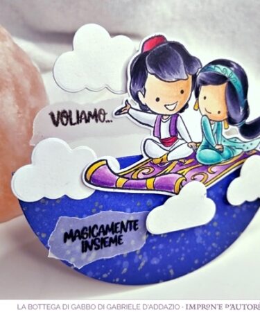 Alternative view of IMPRONTE D'AUTORE  - Set ti timbri  - Aladdin & Jasmine ITA