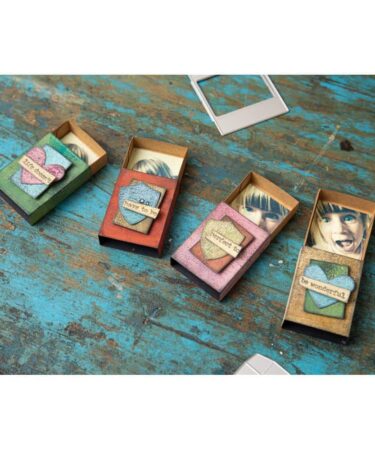 Alternative view of Sizzix Thinlits Dies By Tim Holtz 10/Pkg - Vault Matchbox