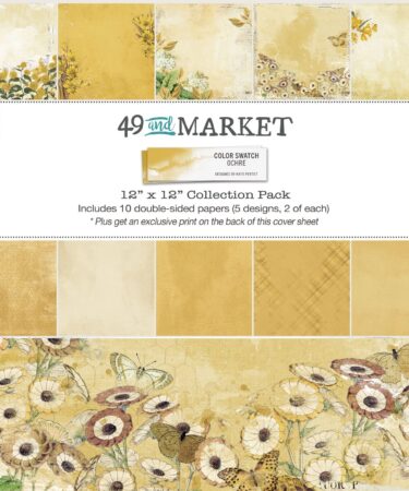 49 And Market -Color Swatch: Collezione Ochre - Collection Pack 12"X12"