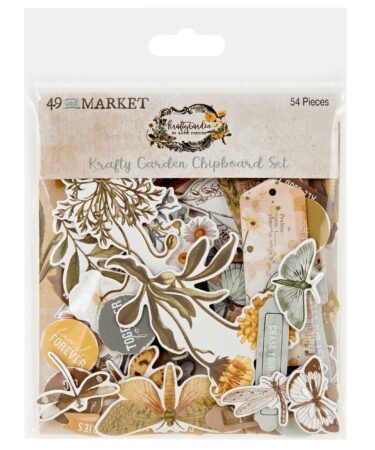 49 And Market- Collezione Krafty Garden -  Chipboard Set