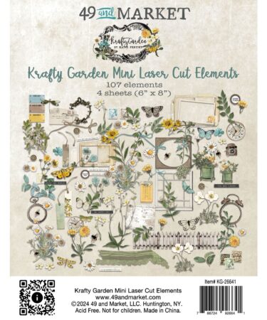 49 And Market - Collezione Krafty Garden -MINI LASER Cut Outs