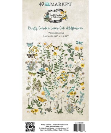 49 And Market- Collezione Krafty Garden -  Laser Cut Outs- WILDFLOWER