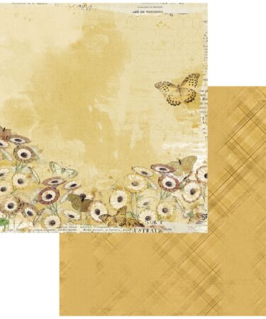 49 AND MARKET Color Swatch: Collezione Ochre-  Double-Sided Cardstock 12"X12"-#4