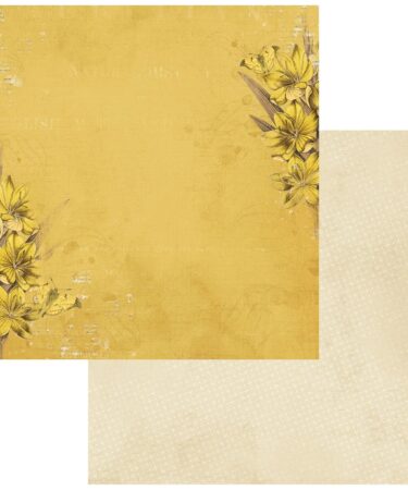 49 AND MARKET Color Swatch: Collezione Ochre- Double-Sided Cardstock 12"X12"-#2