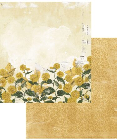 49 AND MARKET Color Swatch: Collezione Ochre-  Double-Sided Cardstock 12"X12"-#1