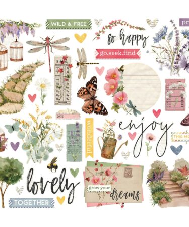 Alternative view of SIMPLE STORIES - COLLEZIONE Simple Vintage Meadow Flowers -  BITS & PIECES