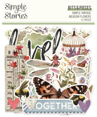 SIMPLE STORIES - COLLEZIONE Simple Vintage Meadow Flowers -  BITS & PIECES