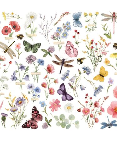 Alternative view of SIMPLE STORIES - COLLEZIONE Simple Vintage Meadow Flowers - FLORAL BITS & PIECES