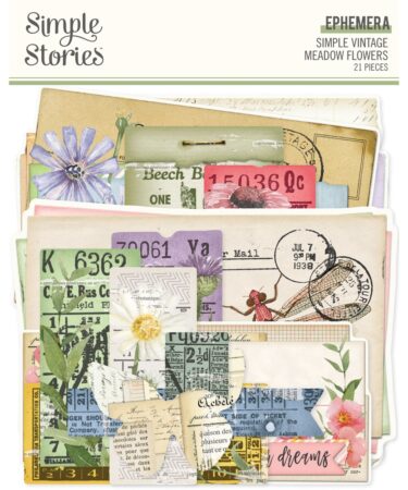 SIMPLE STORIES - COLLEZIONE Simple Vintage Meadow Flowers - EPHEMERA