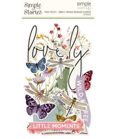 SIMPLE STORIES - COLLEZIONE Simple Vintage Meadow Flowers - SIMPLE PAGES PAGE PIECES