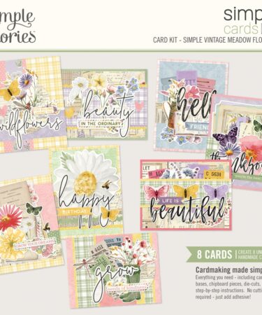 SIMPLE STORIES - COLLEZIONE Simple Vintage Meadow Flowers - SIMPLE CARDS CARD KIT